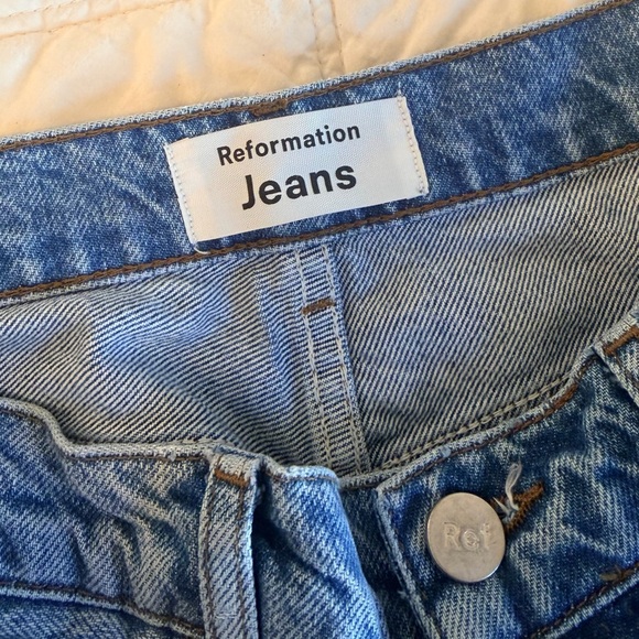 Reformation Cynthia High Rise Straight Jeans - Picture 4 of 6